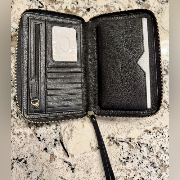 NEW! Silpada Zahara Zipper Wristlet Wallet / Clutch (F0004) Original Retail $149 - Picture 5 of 9